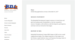 Desktop Screenshot of bdlbasketball.com