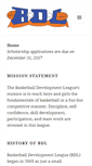 Mobile Screenshot of bdlbasketball.com